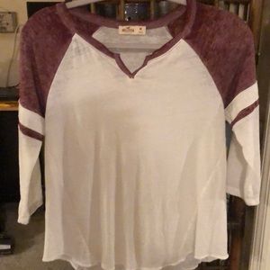 Hollister 3/4 sleeve T-shirt